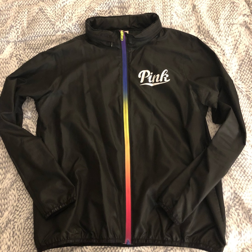 PINK VICTORIA SECRET WINDBREAKER